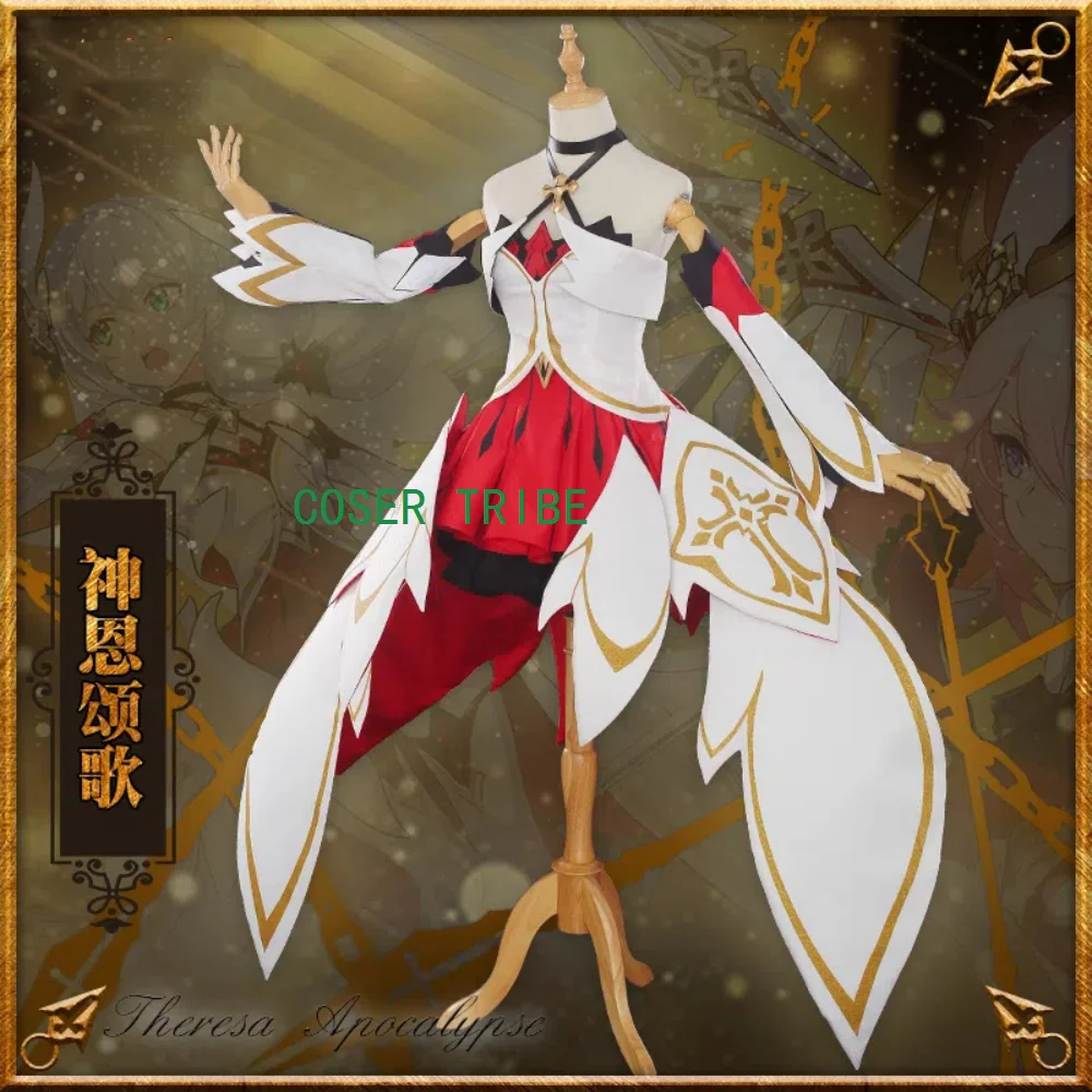 Honkai Impact 3rd Theresa Apocalypse Ode To Divine Grace Women Cosplay Costume Cos Game Anime Party Uniform Hallowen Play Role
Honkai Impact 3rd Theresa Apocalypse Ode To Divine Grace Women Cosplay Costume Cos Game Anime Party Uniform Hallowen Play Role