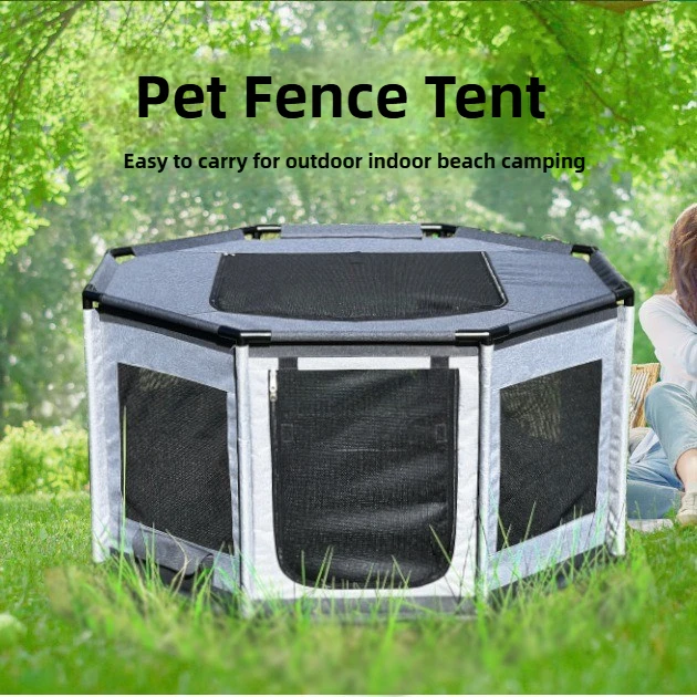 Dog Octagonal Fence Detachable Animal Cage Dog Kennel 600DPU Oxford Waterproof Fabric Cat Maternity Crate
Dog Octagonal Fence Detachable Animal Cage Dog Kennel 600DPU Oxford Waterproof Fabric Cat Maternity Crate