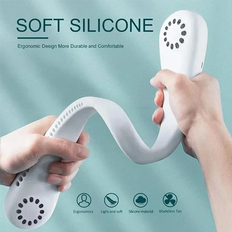 2025 Long endur New Mini Neck Mounted Fan Portable Bladeless Neck Rechargeable Air Cooler 3 Speed Mini Summer Sports Fan Outdoor
2025 Long endur New Mini Neck Mounted Fan Portable Bladeless Neck Rechargeable Air Cooler 3 Speed Mini Summer Sports Fan Outdoor