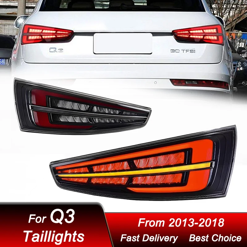 Задние фонари для автостайлинга для Audi Q3 2013-2018 в новом стиле, задний фонарь, динамический сигнал поворота, задний фонарь в сборе
Задние фонари для автостайлинга для Audi Q3 2013-2018 в новом стиле, задний фонарь, динамический сигнал поворота, задний фонарь в сборе