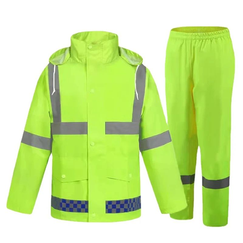 Green Reflective Split Raincoat Double Layer Waterproof Rain Jacket Pants Suit Adult Men Motorcycle Raincoat Hiking Fishing Work
Green Reflective Split Raincoat Double Layer Waterproof Rain Jacket Pants Suit Adult Men Motorcycle Raincoat Hiking Fishing Work