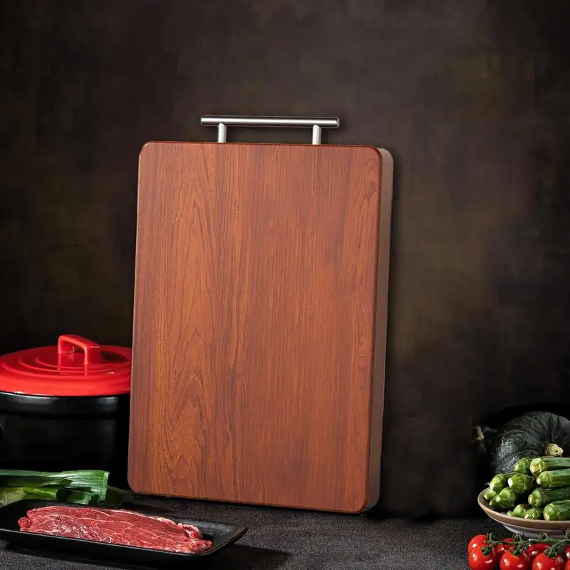 Wood Cutting Board Cutting Board For Kitchen Anti-slip Board With Stainless Steel Hangers And Stand For Meat Cheese Board
Wood Cutting Board Cutting Board For Kitchen Anti-slip Board With Stainless Steel Hangers And Stand For Meat Cheese Board