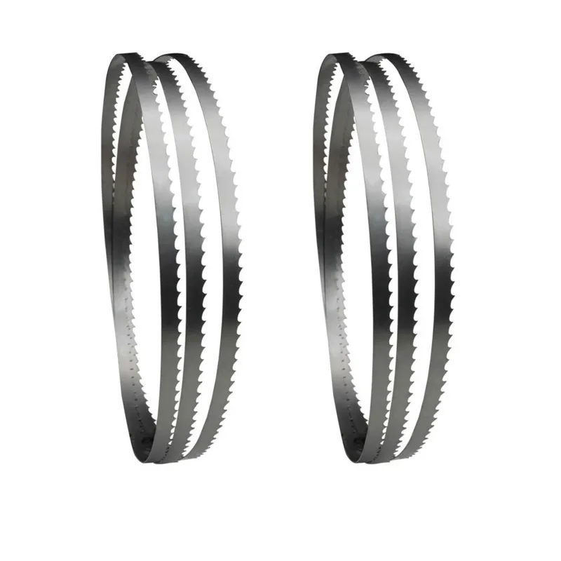 2pcs 56" 1425mm Bandsaw Blade Band Saw Blades 1425 10 0.65mm 6 TPI Carbon Steel for Cutting Wood Metal Plastic Woodworking
2pcs 56" 1425mm Bandsaw Blade Band Saw Blades 1425 10 0.65mm 6 TPI Carbon Steel for Cutting Wood Metal Plastic Woodworking