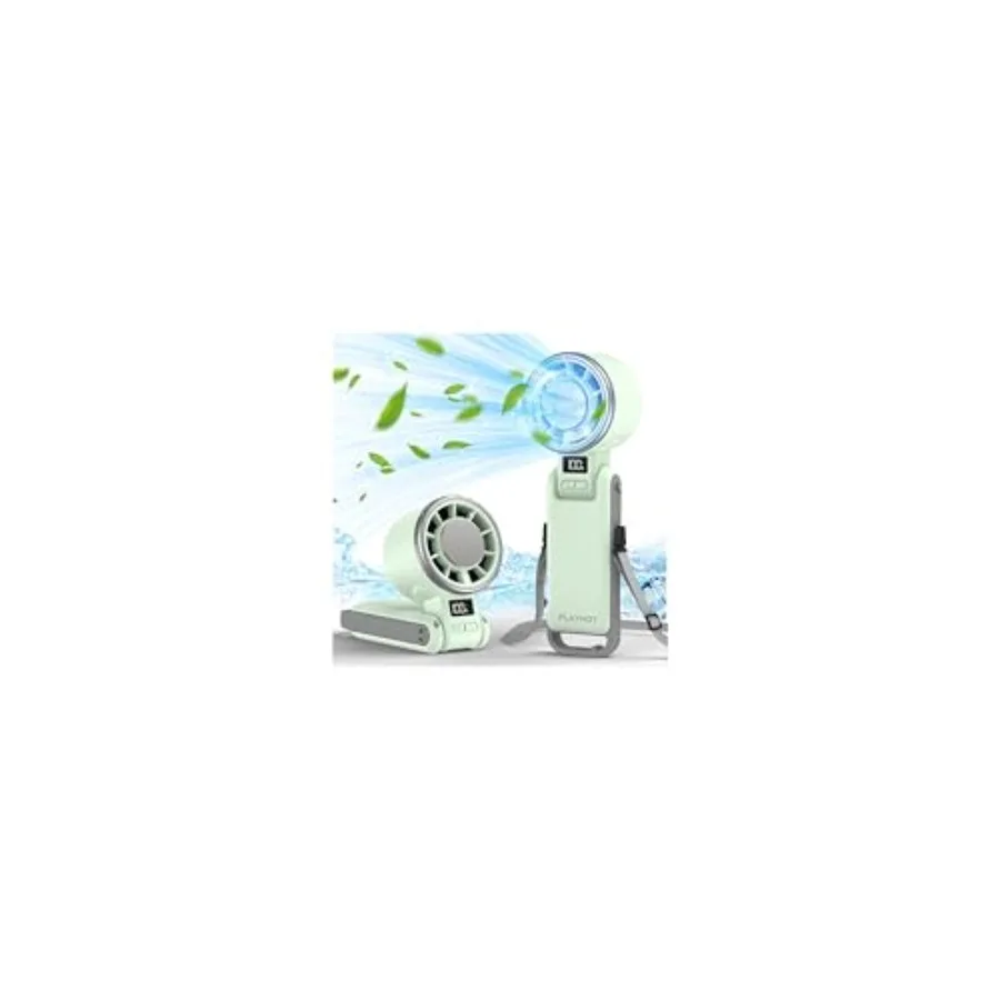 Upgraded Portable Handheld Fan with 60°F Ice Cooling, Up tp 12Hrs Hand Held Portables Fans, 5 Speed 25550RPM Powerful Portable
Upgraded Portable Handheld Fan with 60°F Ice Cooling, Up tp 12Hrs Hand Held Portables Fans, 5 Speed 25550RPM Powerful Portable