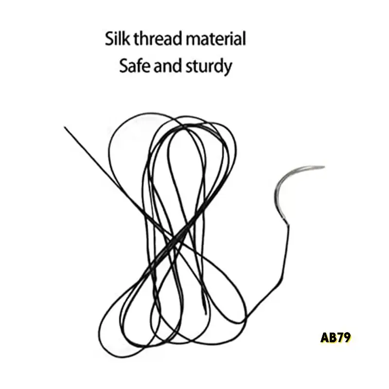 60Pcs Suture Set, Silk Thread Suturing Kit With Curvedneedle Wound Suture Practice Thread For Clinic For Veterinary
60Pcs Suture Set, Silk Thread Suturing Kit With Curvedneedle Wound Suture Practice Thread For Clinic For Veterinary