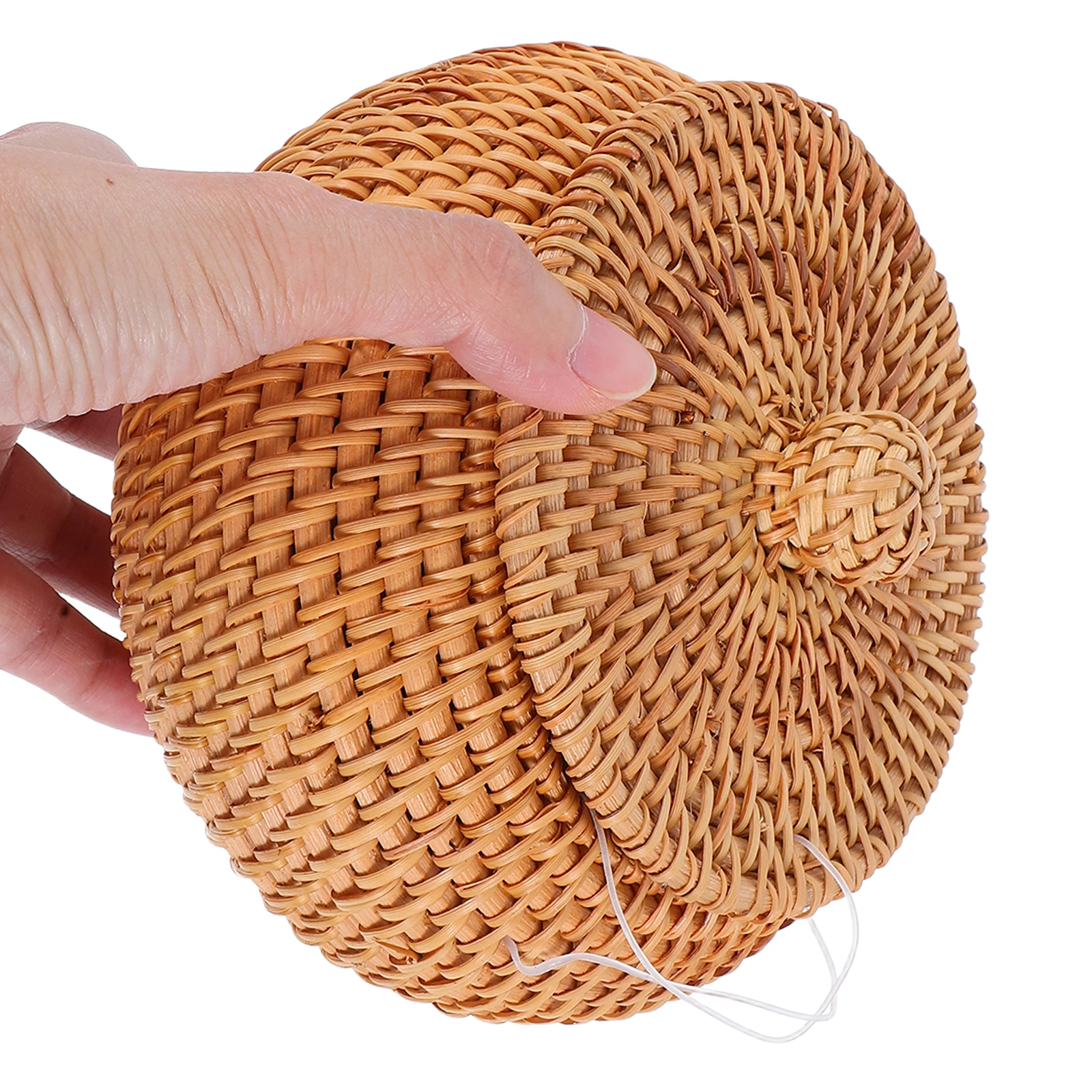 Rattan Storage Basket Handmade Decorative Baskets Kitchen Box Lidded Holder Khaki Small Woven Bowls With Lids Round For Home
Rattan Storage Basket Handmade Decorative Baskets Kitchen Box Lidded Holder Khaki Small Woven Bowls With Lids Round For Home