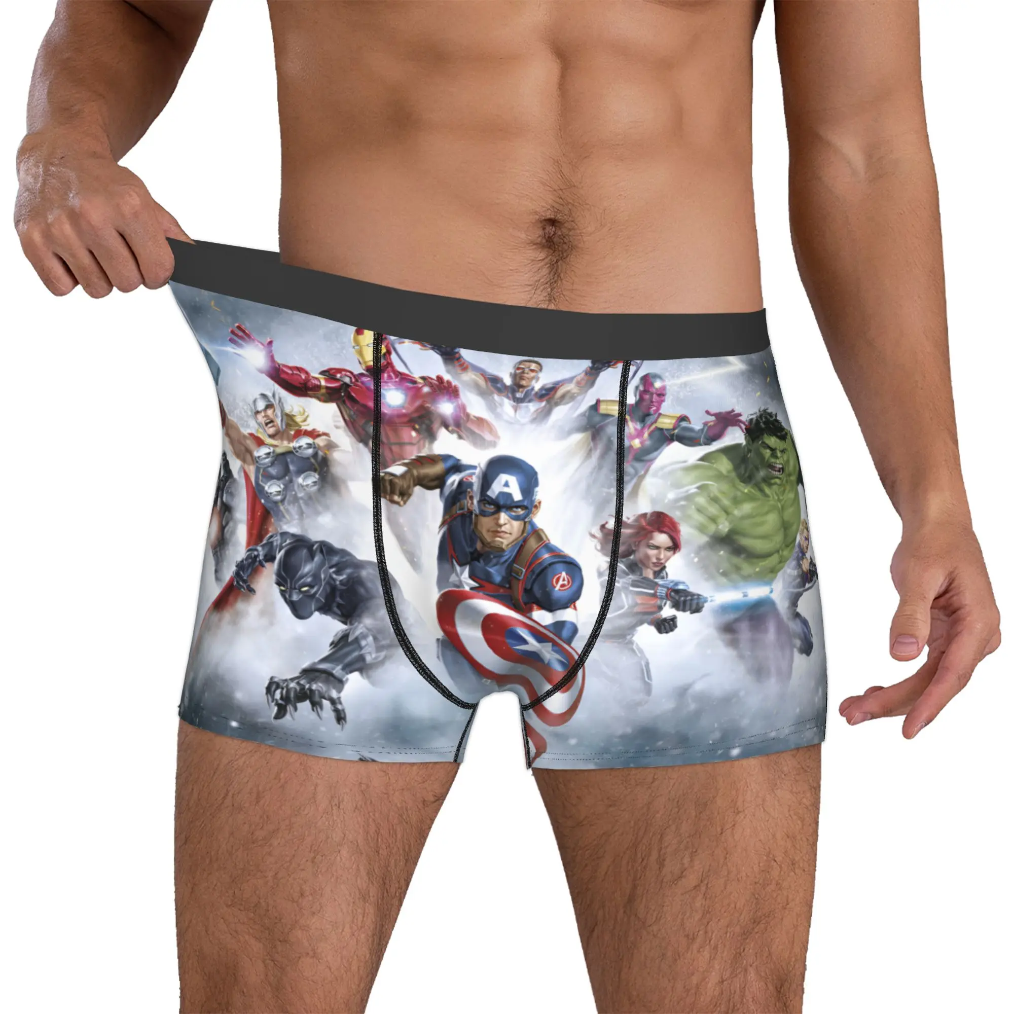Custom A-Avengerss Boxer Shorts For Men 3D Print Superhero Underwear Panties Briefs Stretch Underpants
Custom A-Avengerss Boxer Shorts For Men 3D Print Superhero Underwear Panties Briefs Stretch Underpants