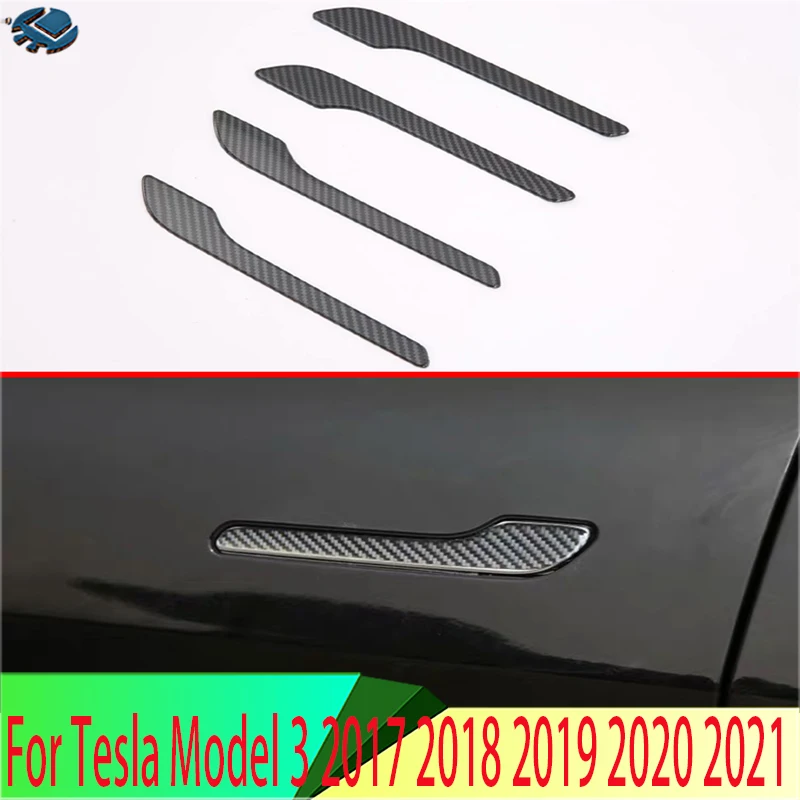 For Tesla Model 3 2017-2022 Carbon Fiber Style Door Handle Cover Catch Cap Trim Molding Accessories
For Tesla Model 3 2017-2022 Carbon Fiber Style Door Handle Cover Catch Cap Trim Molding Accessories