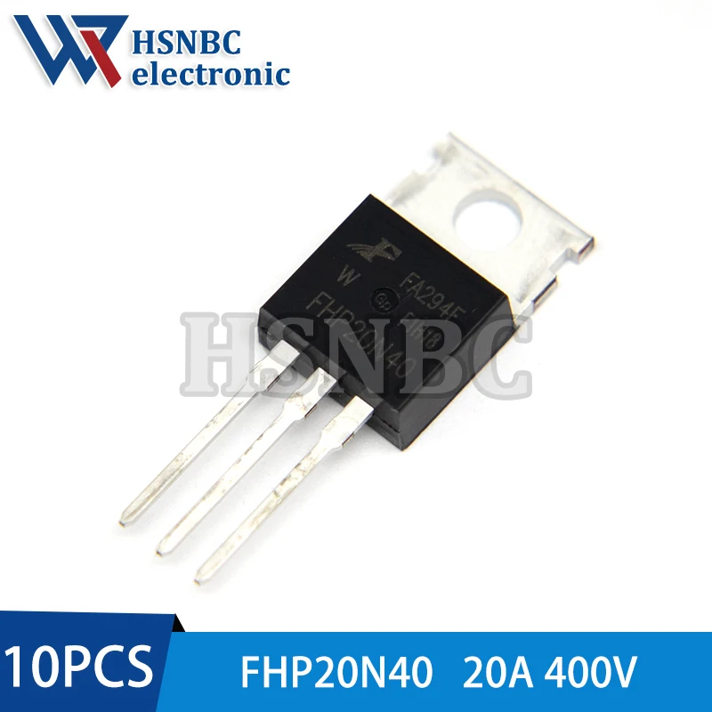 10Pcs/Lot FHP20N40 20N40 FHP20N40W TO-220 20A 400V N-channel Power MOSFET Transistor 100% New Original
10Pcs/Lot FHP20N40 20N40 FHP20N40W TO-220 20A 400V N-channel Power MOSFET Transistor 100% New Original