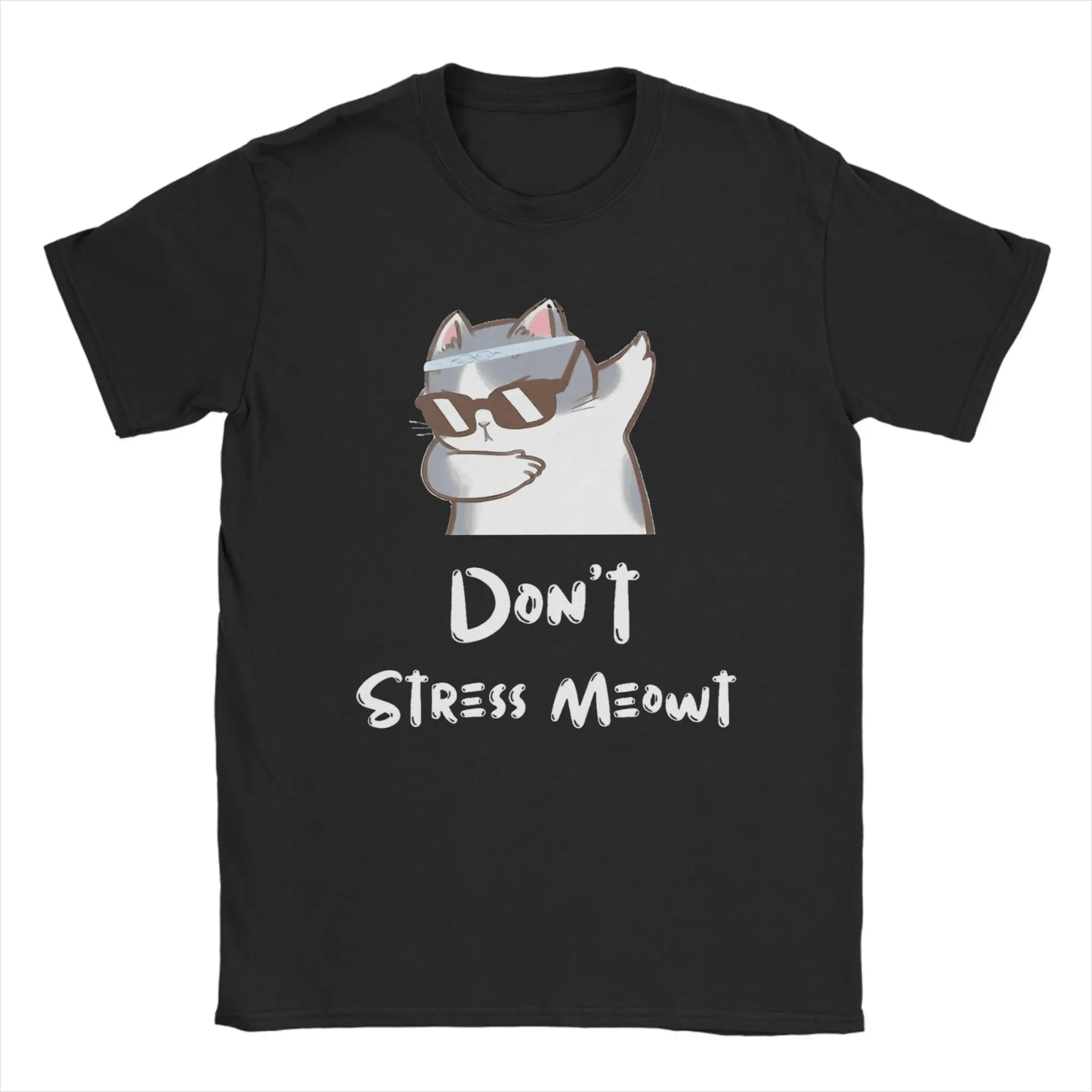 Мужская футболка Don ́t Stop Meow, винтажные футболки из чистого хлопка с короткими рукавами, забавная футболка с рисунком кота, одежда с круглым вырезом, 6XL
Мужская футболка Don ́t Stop Meow, винтажные футболки из чистого хлопка с короткими рукавами, забавная футболка с рисунком кота, одежда с круглым вырезом, 6XL