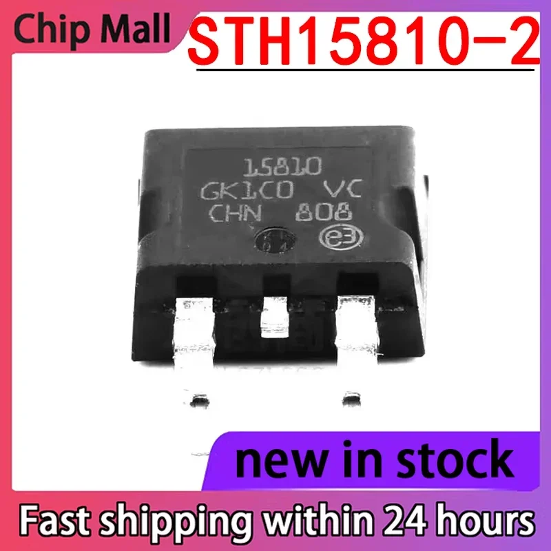 5PCS New STH15810-2 Package TO-263 Field-effect Transistor (MOSFET)
5PCS New STH15810-2 Package TO-263 Field-effect Transistor (MOSFET)