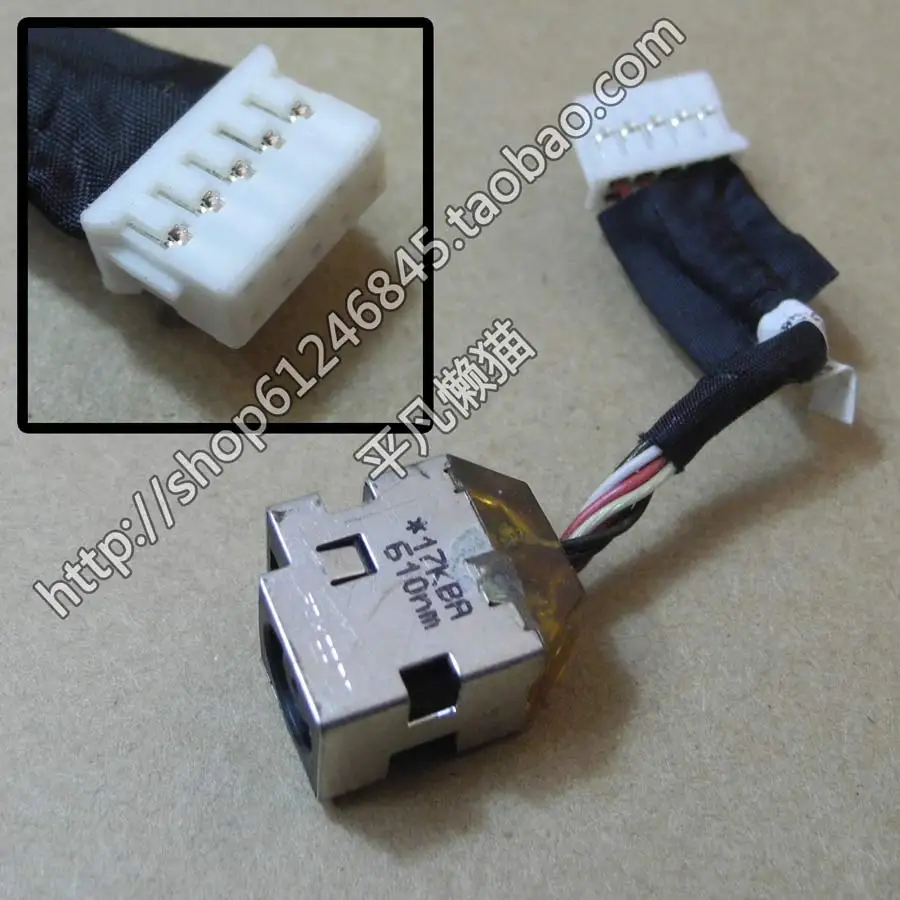 DC Power Jack with cable For HP ENVY 17-3000 661451-301 laptop DC-IN Flex Cable
DC Power Jack with cable For HP ENVY 17-3000 661451-301 laptop DC-IN Flex Cable