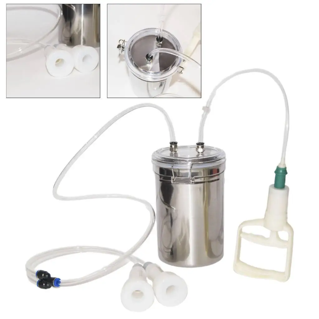 Ручной доильный аппарат большой емкости из нержавеющей стали для коз, коров, овец на фермах
Ручной доильный аппарат большой емкости из нержавеющей стали для коз, коров, овец на фермах