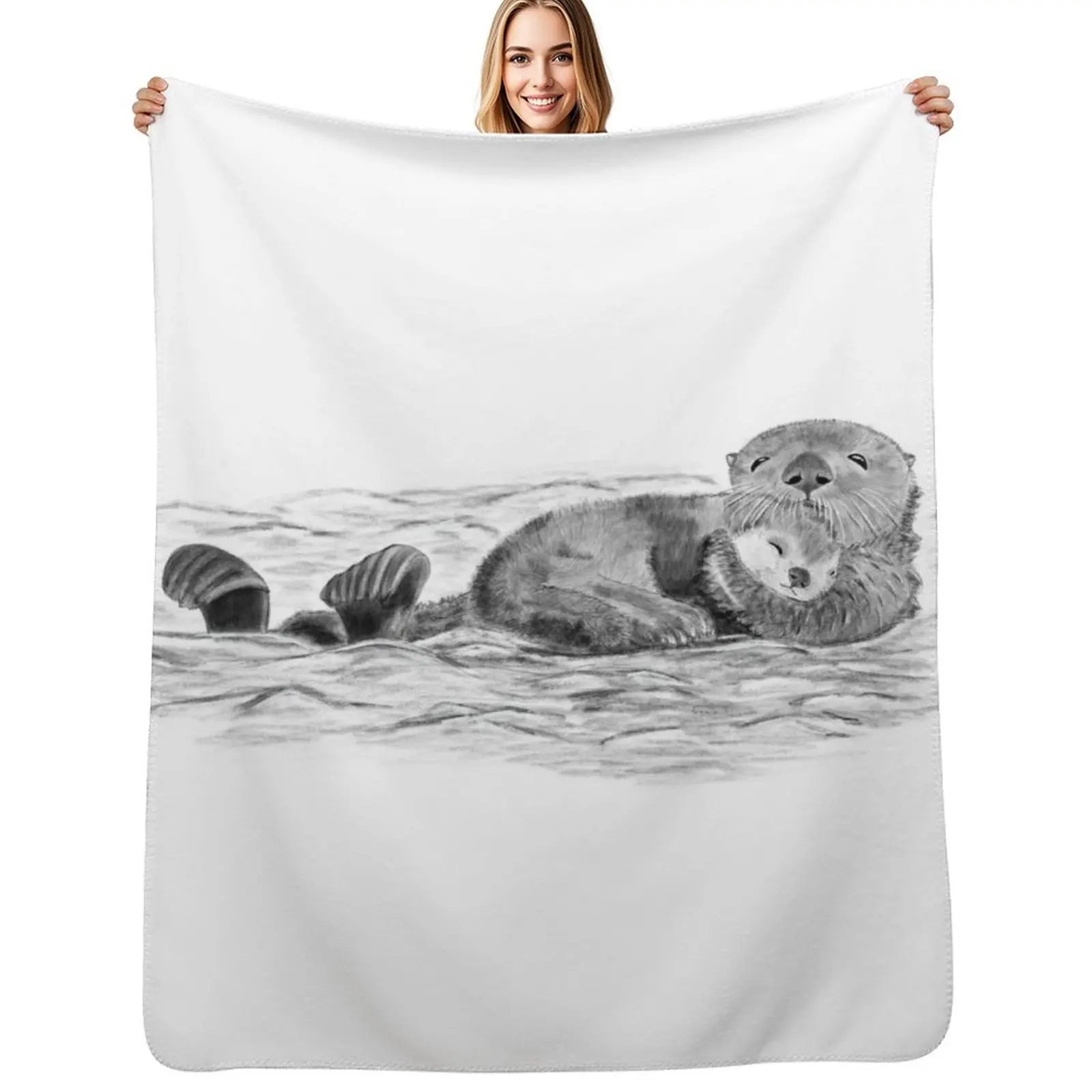 Hugging otters in the water Throw Blanket Anti Shedding Soft Fuzzy Blanket for Home
Hugging otters in the water Throw Blanket Anti Shedding Soft Fuzzy Blanket for Home