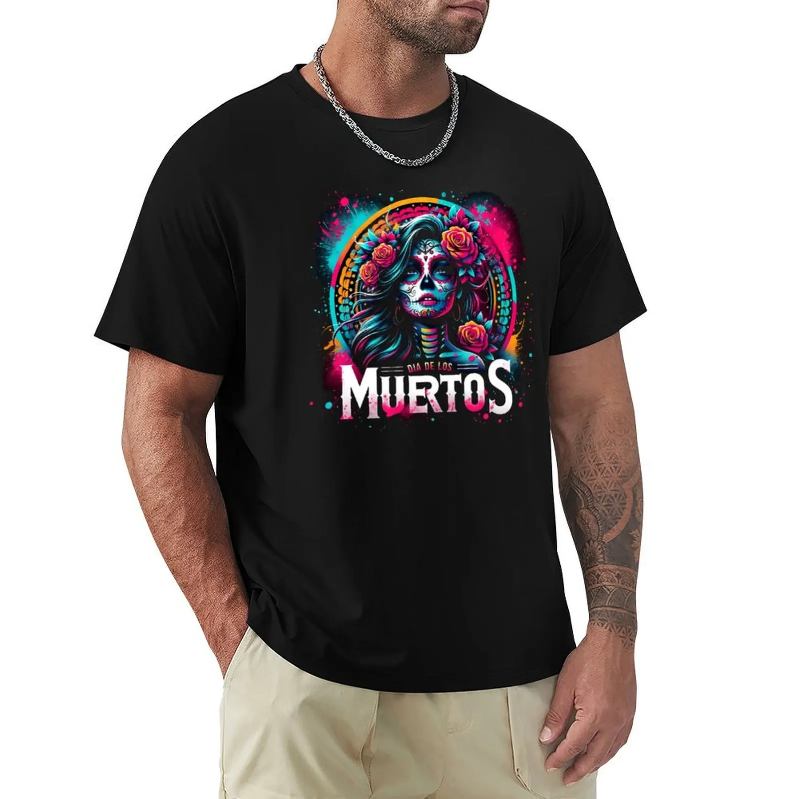 Mysterious Beauty Dia De Los Muertos Colorful T-Shirt sweat plain quick drying tees heavy weight t shirts for men
Mysterious Beauty Dia De Los Muertos Colorful T-Shirt sweat plain quick drying tees heavy weight t shirts for men