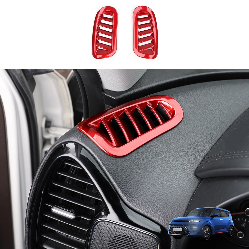 For KIA Soul 2020-2025 Accessories Red Interior Dashboard Front Upper Air Vent Outlet Decorative Frame Cover LHD
For KIA Soul 2020-2025 Accessories Red Interior Dashboard Front Upper Air Vent Outlet Decorative Frame Cover LHD