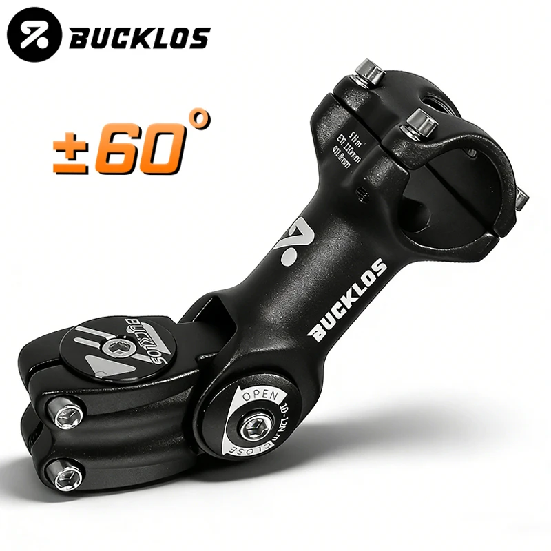 Bucklos Mountain Bike Raise Bicycle Stem 25.4/ 31.8mm Adjustable Height Handlebar Stem 100mm/110mm/120mm/130mm/140mm MTB Stem
Bucklos Mountain Bike Raise Bicycle Stem 25.4/ 31.8mm Adjustable Height Handlebar Stem 100mm/110mm/120mm/130mm/140mm MTB Stem