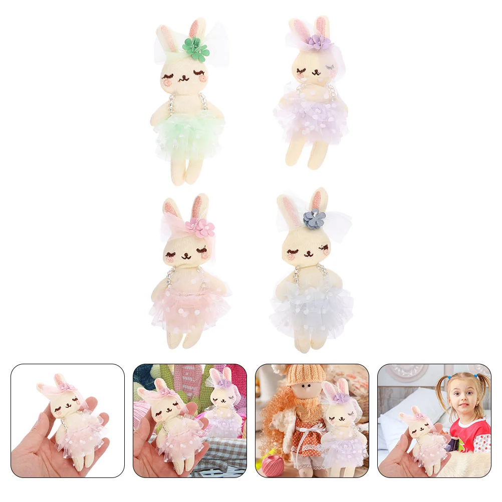 4 Pcs Plush Toy Pillow Soft Fabric Mesh Stuffed Cotton Small Animal Decor Bed Sofa Car Cute Easter Bunny Figurine
4 Pcs Plush Toy Pillow Soft Fabric Mesh Stuffed Cotton Small Animal Decor Bed Sofa Car Cute Easter Bunny Figurine