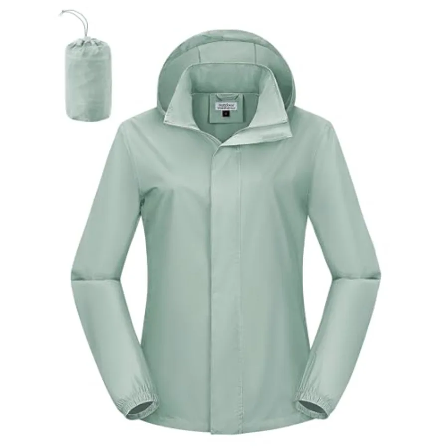 Outdoor Ventures Women's Rain Jacket Lightweight Packable Waterproof Rain Coat with Hood for Travel Golf Hiking Windbreaker
Outdoor Ventures Women's Rain Jacket Lightweight Packable Waterproof Rain Coat with Hood for Travel Golf Hiking Windbreaker