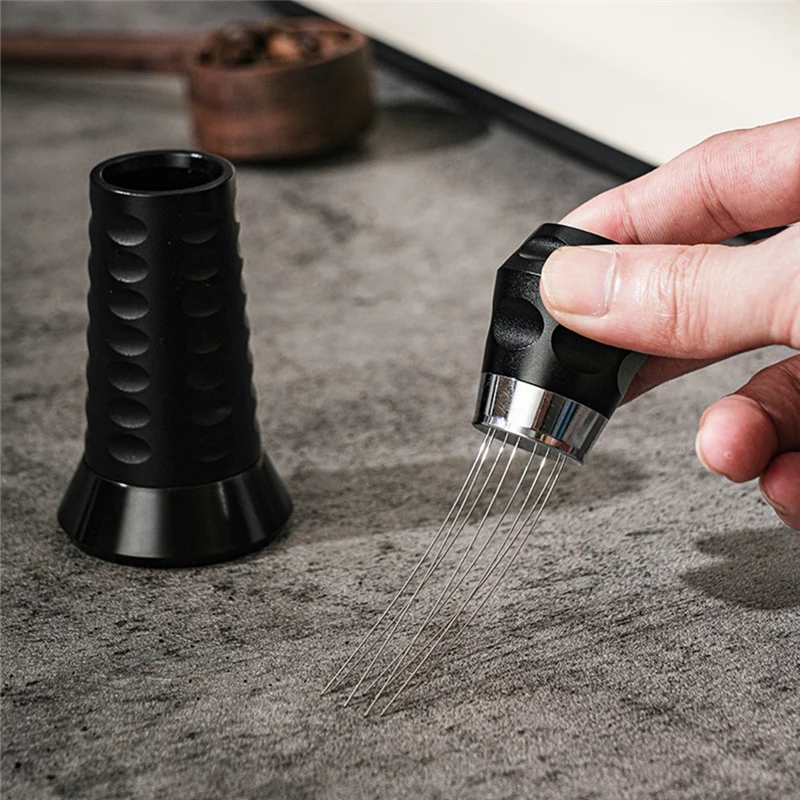 Premium Espresso Coffee Needle Distributor With Aluminum Stand, Perfect For Home Use - Flavor Enhancing Tool
Premium Espresso Coffee Needle Distributor With Aluminum Stand, Perfect For Home Use - Flavor Enhancing Tool