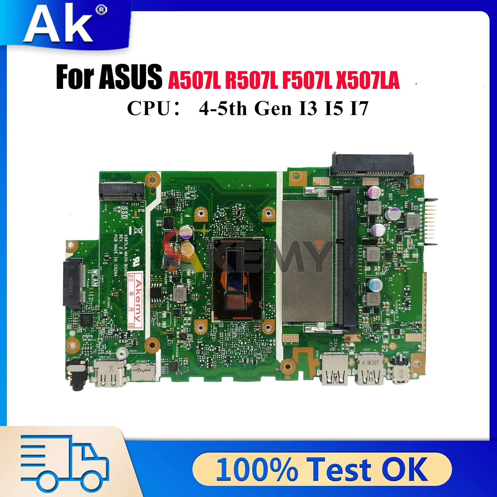 X507LA Материнская плата для ноутбука ASUS VivoBook R507L X507LA A507L X507L F507L Материнская плата для ноутбука с процессором I3 I5 I7 в порядке быстрая доставка
X507LA Материнская плата для ноутбука ASUS VivoBook R507L X507LA A507L X507L F507L Материнская плата для ноутбука с процессором I3 I5 I7 в порядке быстрая доставка