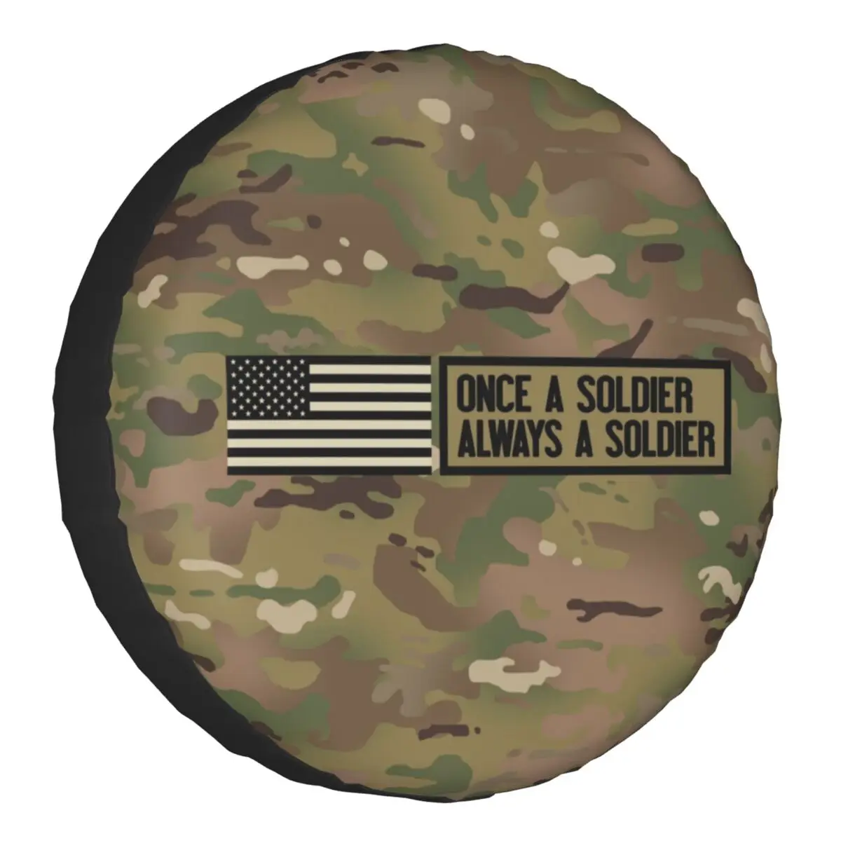 Once A Soldier Always A Soldier Spare Wheel Tire Cover Camo Camouflage Army For Jeep RV SUV 4WD 4x4 Vehicle 14" 15" 16" 17" Inch
Once A Soldier Always A Soldier Spare Wheel Tire Cover Camo Camouflage Army For Jeep RV SUV 4WD 4x4 Vehicle 14" 15" 16" 17" Inch