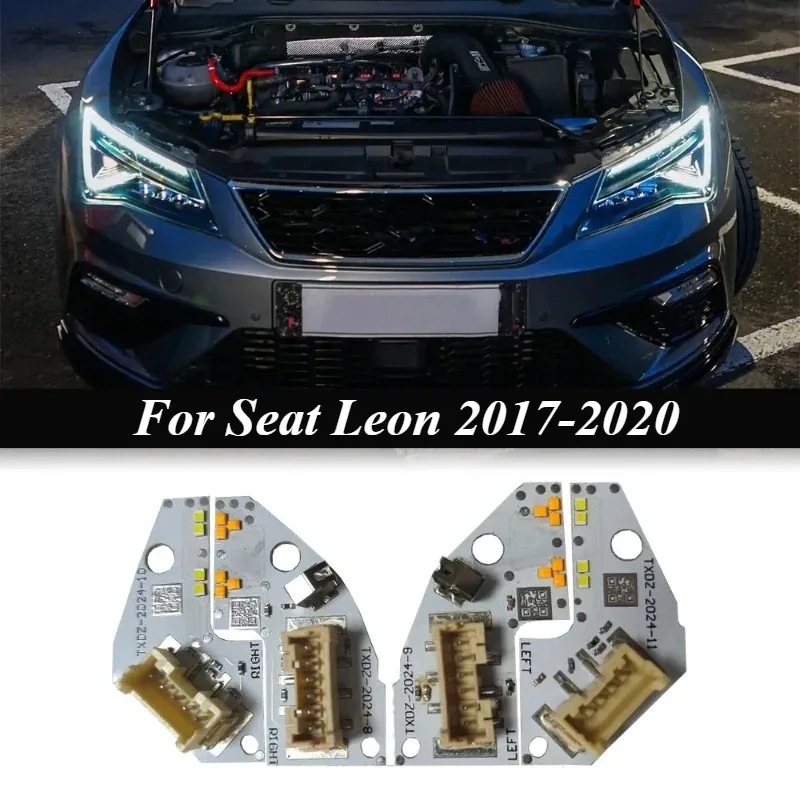 White LED headlight DRL Board For 2017-2020 Seat Leon MK3 5F Cupra Daytime Running Lights Board Module OEM 5F0941475A 5F0941476A
White LED headlight DRL Board For 2017-2020 Seat Leon MK3 5F Cupra Daytime Running Lights Board Module OEM 5F0941475A 5F0941476A