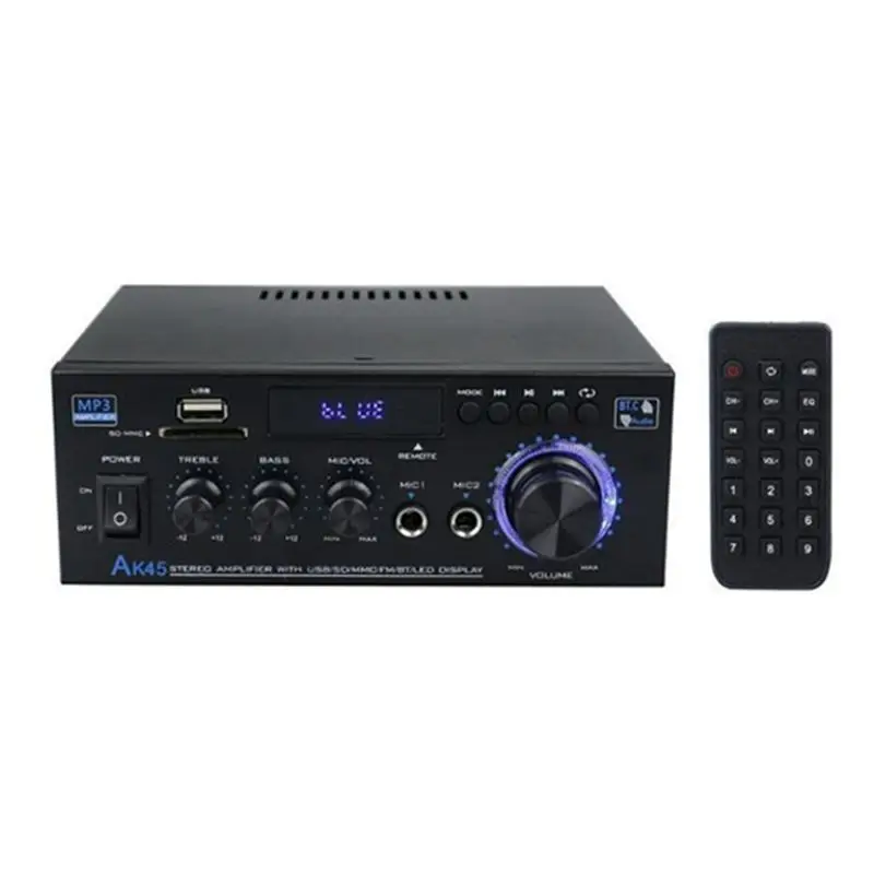 ABSL-Hifi Digital Amplifier Bluetooth Amplifier 2.0 Bluetooth Surround Sound AMP Speaker For Home Car 1 PCS EU Plug
ABSL-Hifi Digital Amplifier Bluetooth Amplifier 2.0 Bluetooth Surround Sound AMP Speaker For Home Car 1 PCS EU Plug