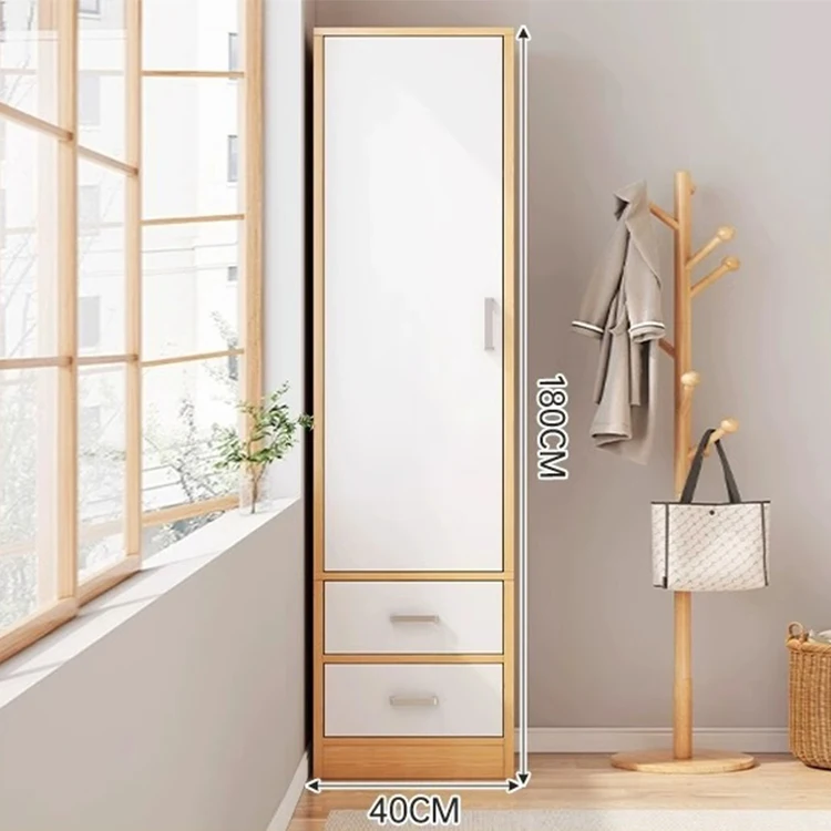Single Wardrobe Bedroom Home Simple Wardrobe Bedside Small Narrow Wardrobe With Sliding Door
Single Wardrobe Bedroom Home Simple Wardrobe Bedside Small Narrow Wardrobe With Sliding Door
