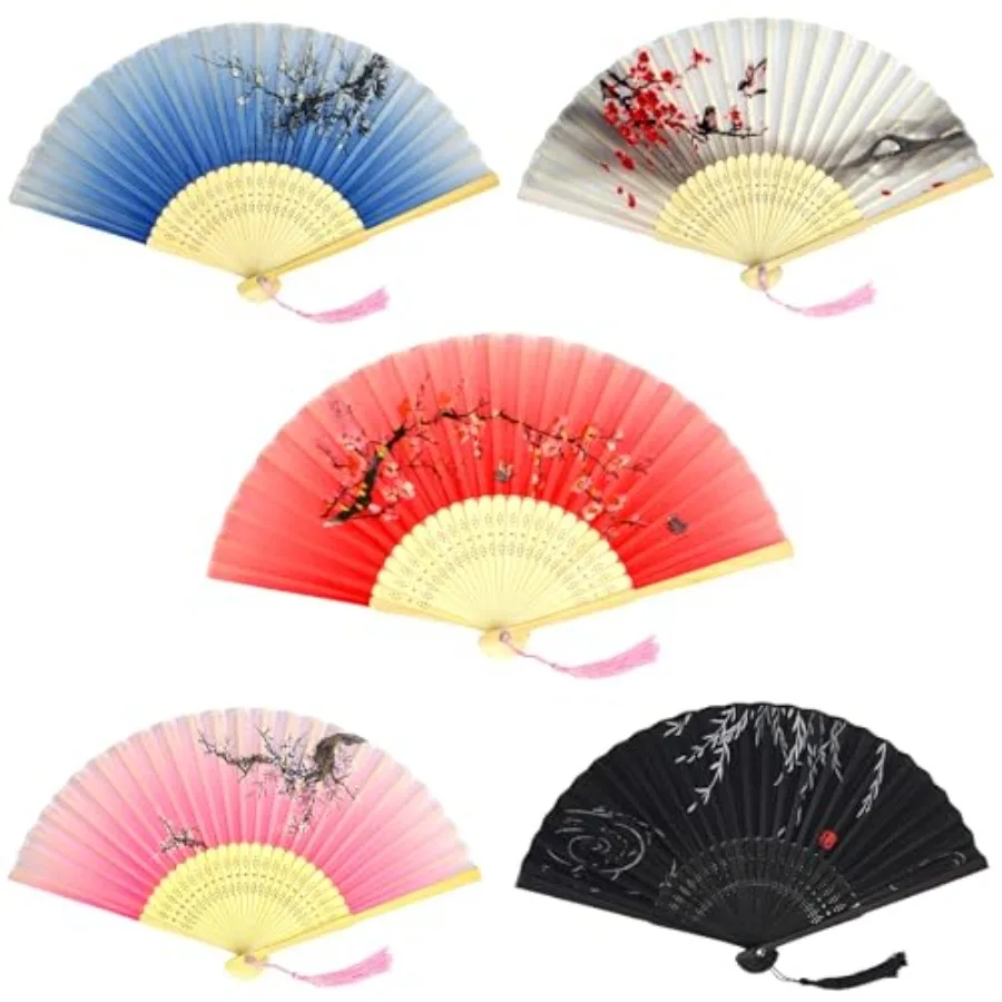5PCS Foldable Hand Fan for Line Dancing, Silk Fans, Boots on The Ground Fan, Cosplay and Decor Vintage Japaneseand Chinese Styl
5PCS Foldable Hand Fan for Line Dancing, Silk Fans, Boots on The Ground Fan, Cosplay and Decor Vintage Japaneseand Chinese Styl