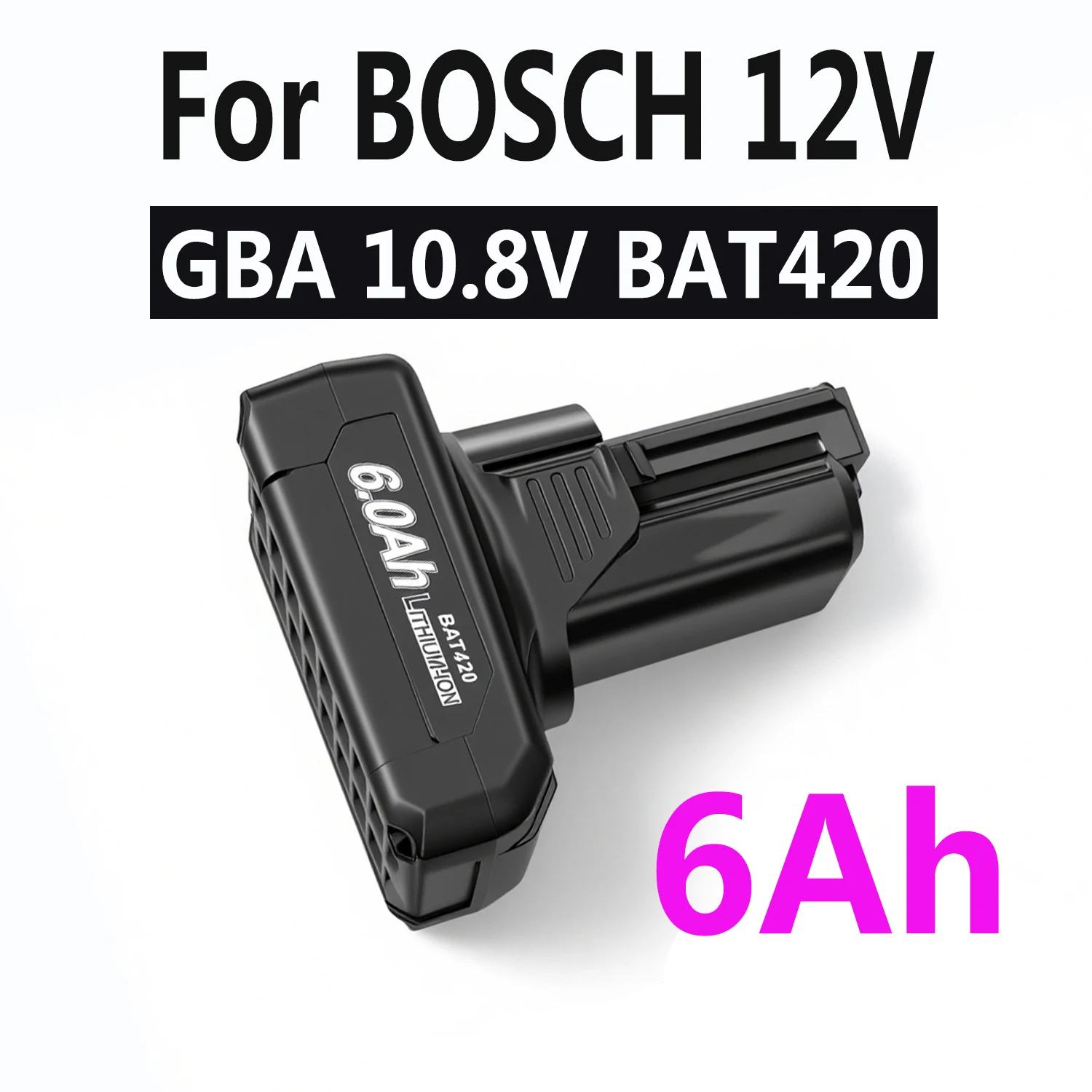 Аккумулятор 10,8 В, 6,0 Ач для Bosch BAT420, 12 В, литий-ионный, замена для BAT420, BAT411, BAT412, BAT413, BAT414, для беспроводных электроинструментов
Аккумулятор 10,8 В, 6,0 Ач для Bosch BAT420, 12 В, литий-ионный, замена для BAT420, BAT411, BAT412, BAT413, BAT414, для беспроводных электроинструментов