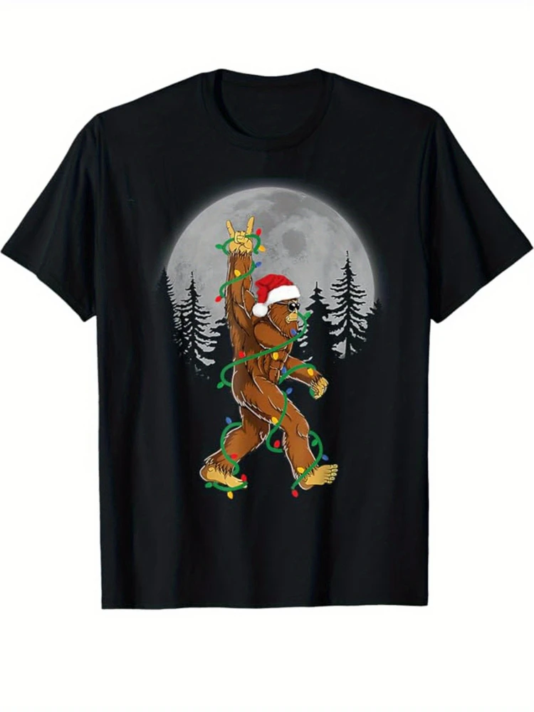 Christmas Graphic design -100% cotton summer O-neck short sleeve casual printed men's T-shirt.
Christmas Graphic design -100% cotton summer O-neck short sleeve casual printed men's T-shirt.