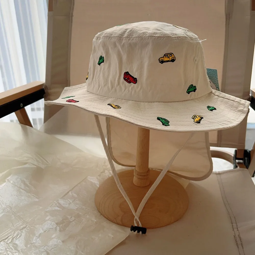 Детская панамская кепка с мультяшной вышивкой, защита шеи, быстросохнущая детская шляпа от солнца с широкими полями, солнцезащитная панама
Детская панамская кепка с мультяшной вышивкой, защита шеи, быстросохнущая детская шляпа от солнца с широкими полями, солнцезащитная панама