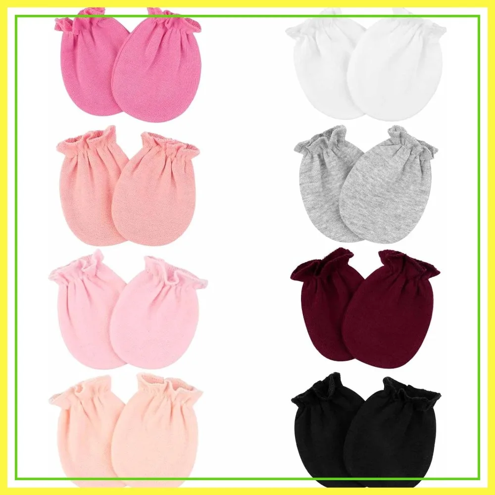 8 Pairs Baby Mittens No Scratch, Cotton Newborn Infant Gloves, 0-6 Months Must Haves
8 Pairs Baby Mittens No Scratch, Cotton Newborn Infant Gloves, 0-6 Months Must Haves