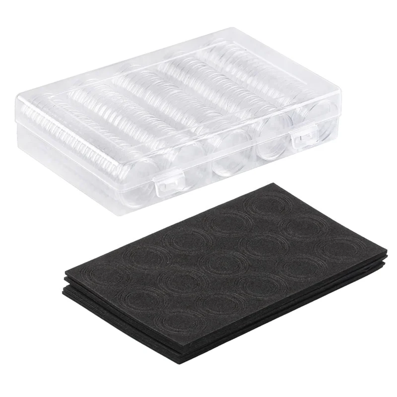 HLZS-200 Pieces 30Mm Coin Capsules And 5 Sizes (17/20/25/27/30Mm) Protect Gasket Coin Holder Case With Storage Organizer Box 
HLZS-200 Pieces 30Mm Coin Capsules And 5 Sizes (17/20/25/27/30Mm) Protect Gasket Coin Holder Case With Storage Organizer Box