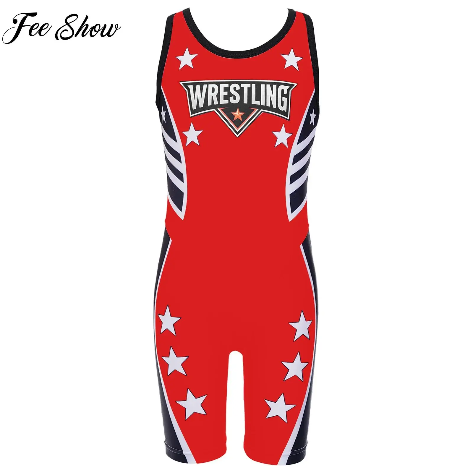 6-14Y Kids Girls Singlet Sleeveless Round Neck Printed Full Coverage Stretchy Breathable for Wrestling Boxing Competition
6-14Y Kids Girls Singlet Sleeveless Round Neck Printed Full Coverage Stretchy Breathable for Wrestling Boxing Competition