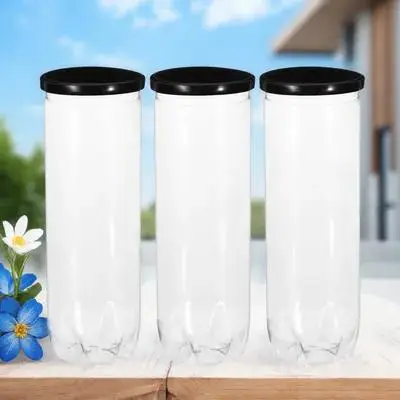 3pcs Multi-Function Tennis Storage Bottle Transparent Pvc Ball Container Durable Portable Holder For Tennis Baseball Table Clear
3pcs Multi-Function Tennis Storage Bottle Transparent Pvc Ball Container Durable Portable Holder For Tennis Baseball Table Clear