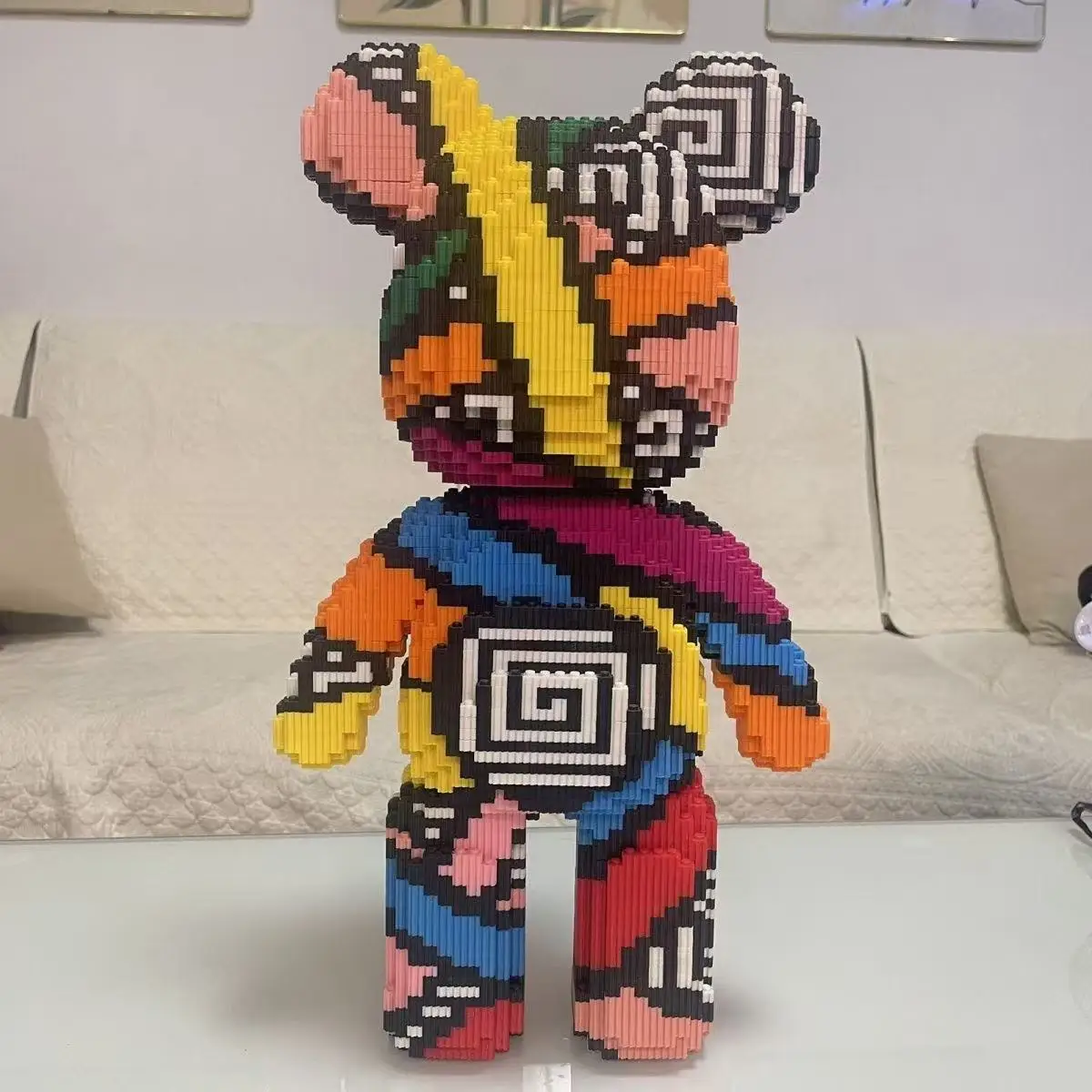 Micro-Particle Large 45cm 3D Kawaii Bear Building Blocks Assembly Brick Home Ornaments, DIY Educational Kids Christmas Toys
Micro-Particle Large 45cm 3D Kawaii Bear Building Blocks Assembly Brick Home Ornaments, DIY Educational Kids Christmas Toys