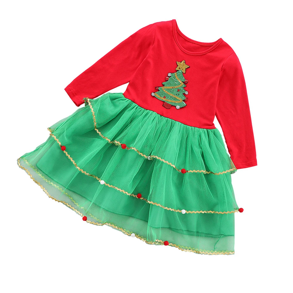 Christmas Tree Sequin Dress Gauze Skirt One piece Tutu Xmas Performance Party Girl Dress Yarn Pattern Kids Toddler
Christmas Tree Sequin Dress Gauze Skirt One piece Tutu Xmas Performance Party Girl Dress Yarn Pattern Kids Toddler