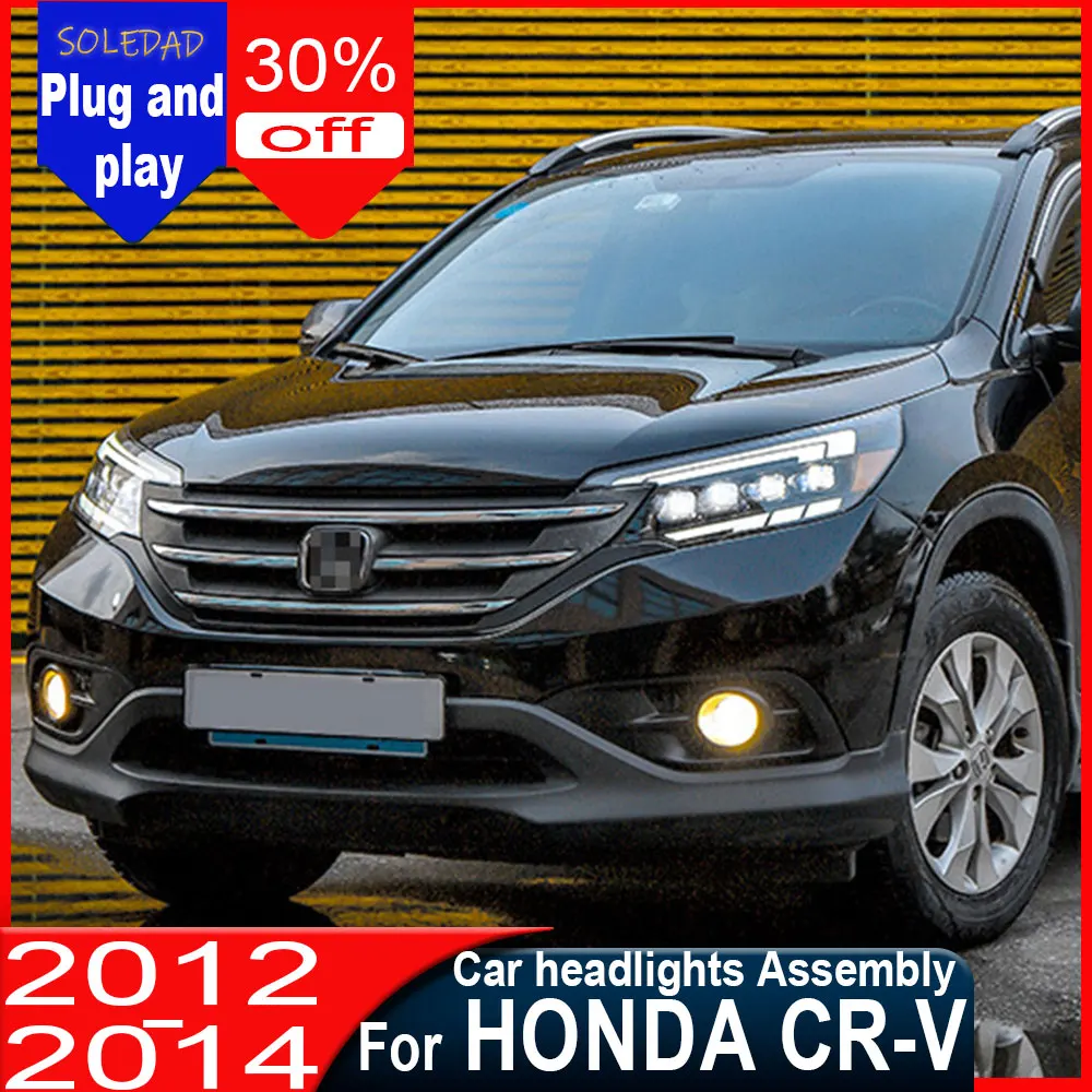 Car Headlight For Honda CRV 2012 2013 2014 Auto headlights Assembly Fog DRL Brake Turn Signal Lamp Plug And Play Assemblies
Car Headlight For Honda CRV 2012 2013 2014 Auto headlights Assembly Fog DRL Brake Turn Signal Lamp Plug And Play Assemblies