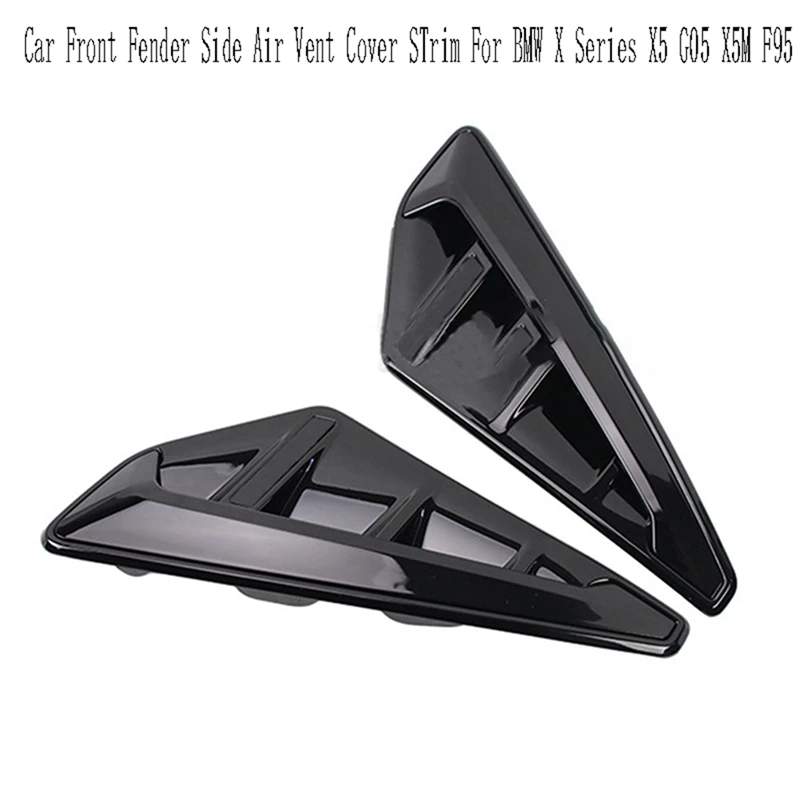 A96E-Car Front Fender Side Air Vent Cover Shark Gills Vent Replace Trim For BMW X Series X5 G05 X5M F95
A96E-Car Front Fender Side Air Vent Cover Shark Gills Vent Replace Trim For BMW X Series X5 G05 X5M F95