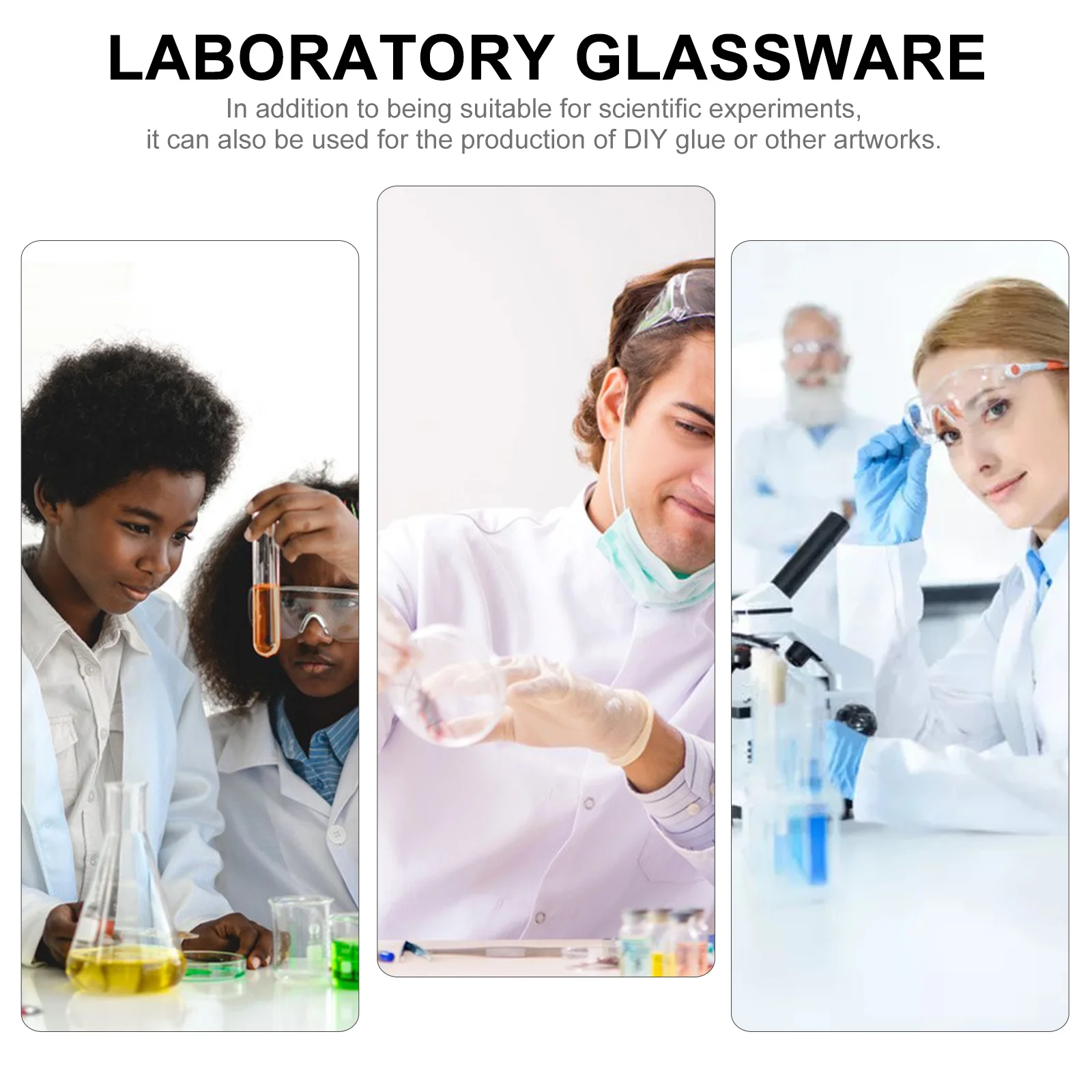 10Pcs Clear Glass Test Tube Professional Scientific Experiments Container for Liquid Storage Practical Laboratory Tools
10Pcs Clear Glass Test Tube Professional Scientific Experiments Container for Liquid Storage Practical Laboratory Tools