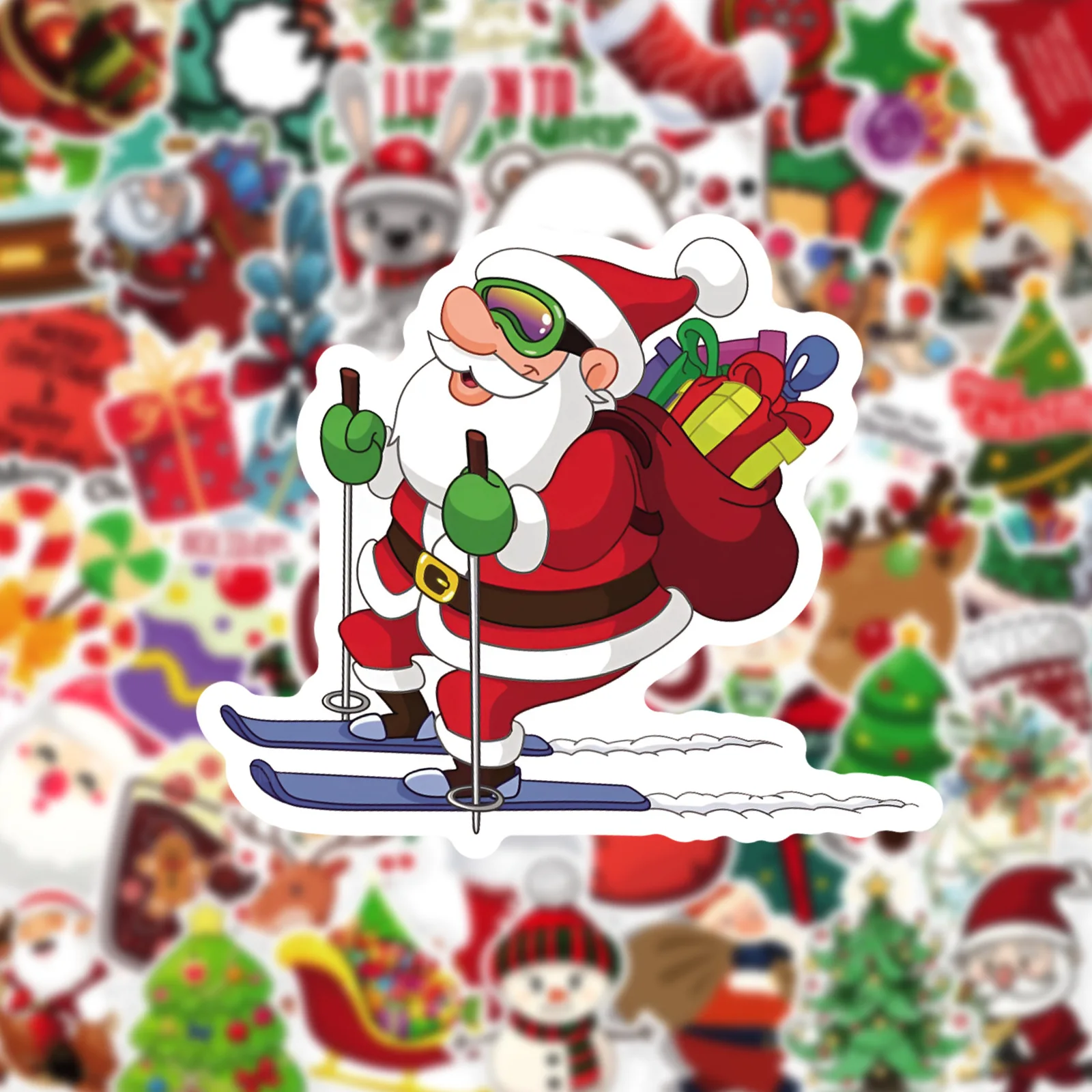 10/30/50PCS New Christmas Cute Creative Decoration Graffiti Stickers Personalized Fun DIY Refrigerator Guitar Phone Case Decals
10/30/50PCS New Christmas Cute Creative Decoration Graffiti Stickers Personalized Fun DIY Refrigerator Guitar Phone Case Decals