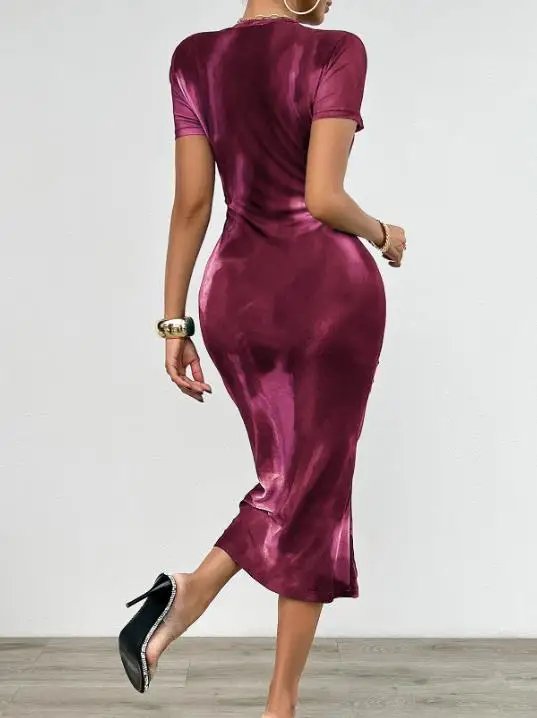 Women's Dress 2025 Spring and Summer Latest Hot Selling Fashion Elegant Short Sleeved Cheongsam Bag Hip Skirt Dress Women's Wear
Women's Dress 2025 Spring and Summer Latest Hot Selling Fashion Elegant Short Sleeved Cheongsam Bag Hip Skirt Dress Women's Wear