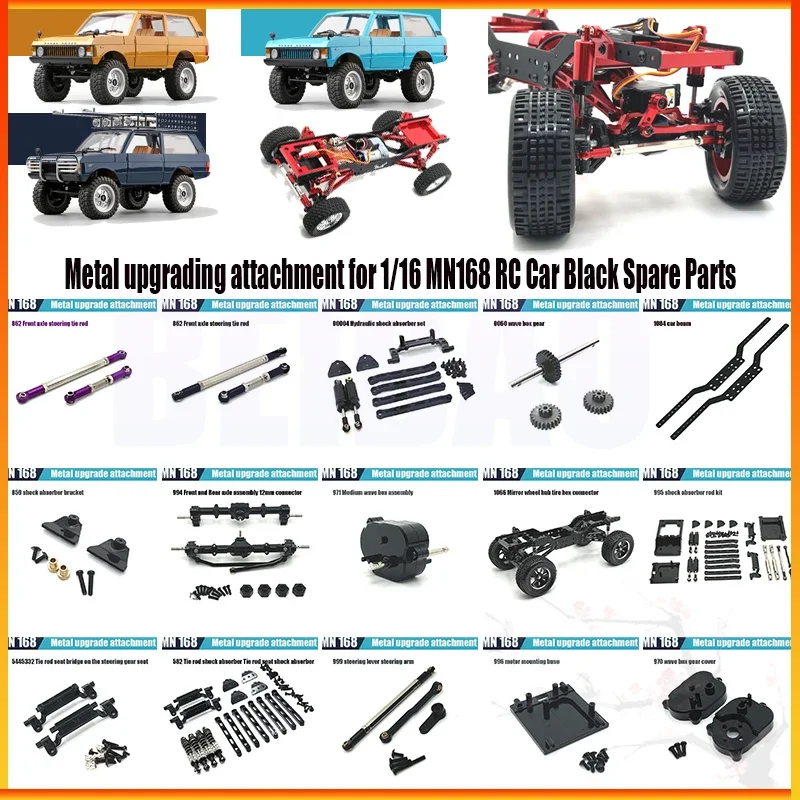 Metal Upgrade Parts Steering Lever Steering Arm Beam Middle Wave Box Assembly for MN168 RC Car Black Spare Parts
Metal Upgrade Parts Steering Lever Steering Arm Beam Middle Wave Box Assembly for MN168 RC Car Black Spare Parts
