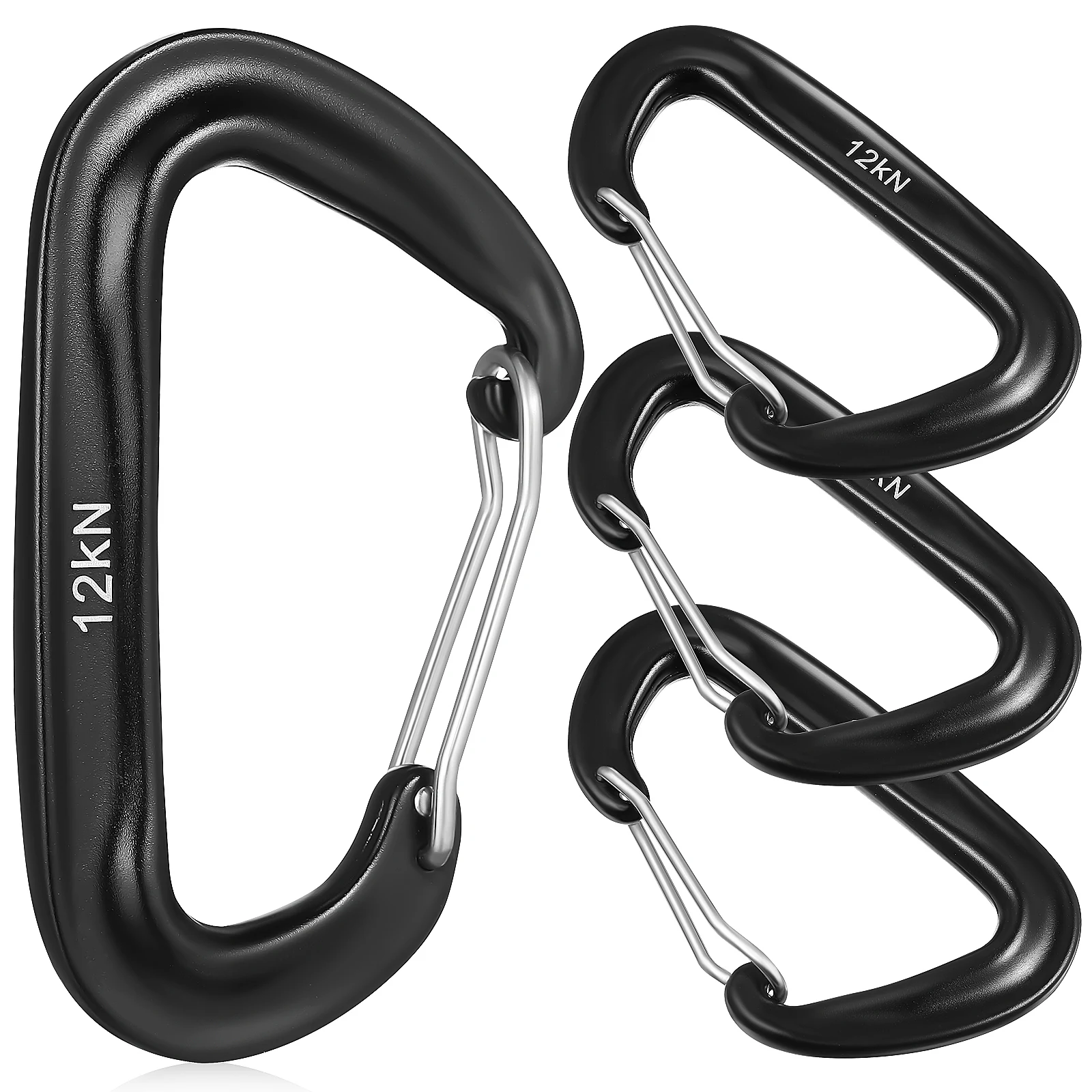 4 pcs Carabiner D Shape Hook Aluminum Alloy High Strength Climbing Camping Accessories Outdoor Gear
4 pcs Carabiner D Shape Hook Aluminum Alloy High Strength Climbing Camping Accessories Outdoor Gear