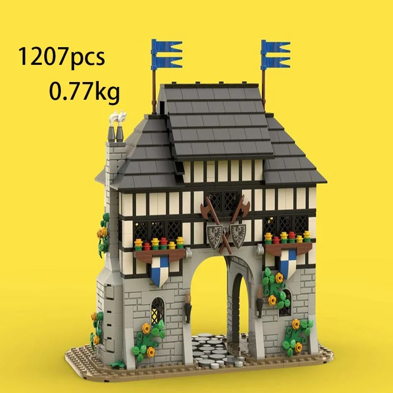 H4Spot MOC-139581 Европейская средневековая модель замка с видом на улицу, технология часов, модульные строительные блоки, сборка своими руками, здание
H4Spot MOC-139581 Европейская средневековая модель замка с видом на улицу, технология часов, модульные строительные блоки, сборка своими руками, здание