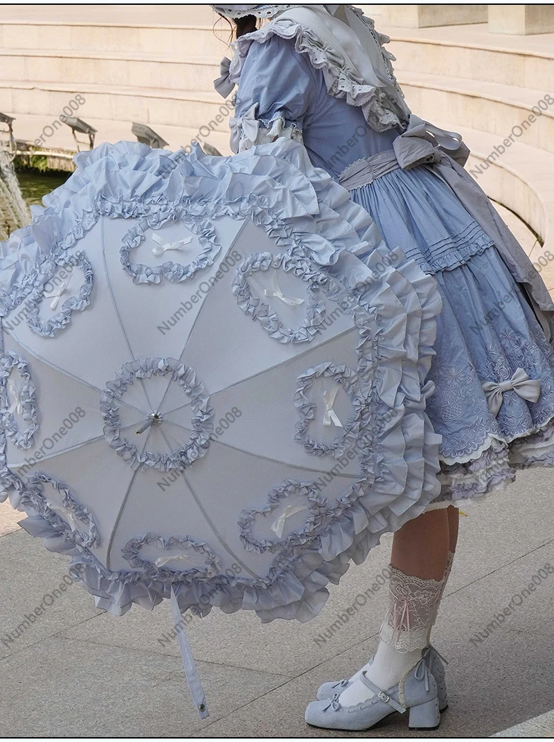 Vintage Lace Birdcage Print Umbrella UV Protection, Gothic Ruffled Parasol for Women Cosplay
Vintage Lace Birdcage Print Umbrella UV Protection, Gothic Ruffled Parasol for Women Cosplay