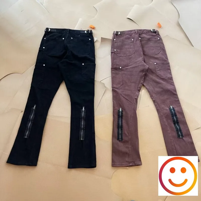 Vujade Miniature Flared Pants Cargo Jeans Men Women Fashion Bottom Legs Zipper Washed Casual Vibe Style Denim Cowboy Trousers
Vujade Miniature Flared Pants Cargo Jeans Men Women Fashion Bottom Legs Zipper Washed Casual Vibe Style Denim Cowboy Trousers