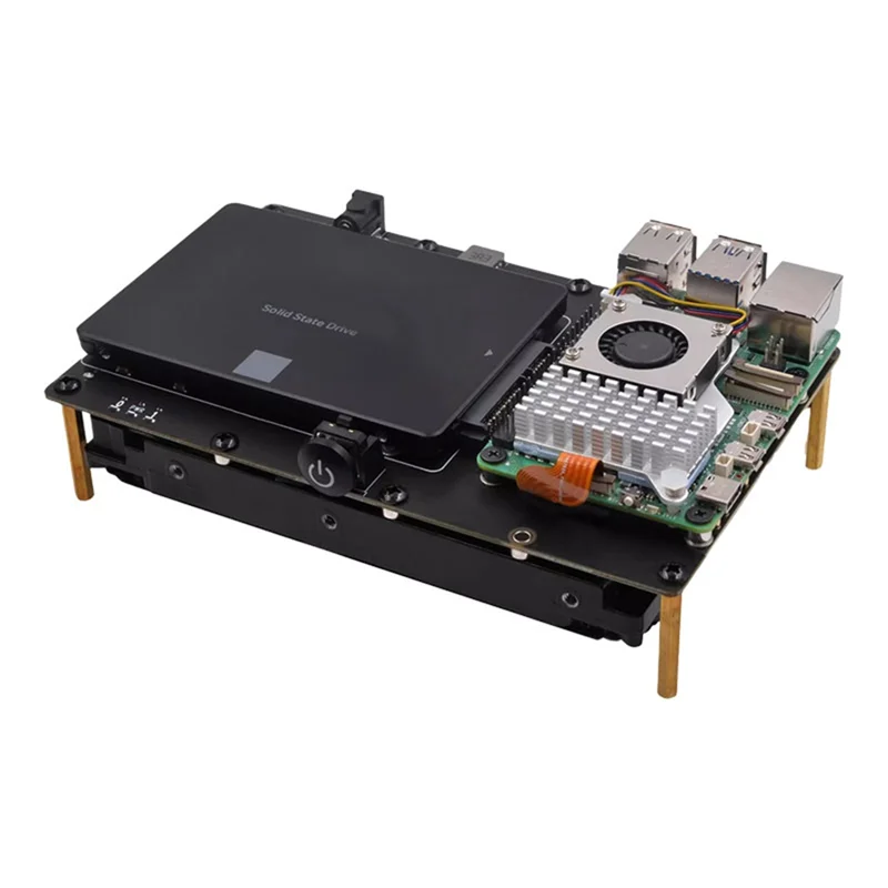 ABSE-X1008 Pcie To 2.5" SATA HDD/SSD+3.5" SATA HDD Shield For Raspberry Pi 5 NOT Support Boot From HDD/SSD
ABSE-X1008 Pcie To 2.5" SATA HDD/SSD+3.5" SATA HDD Shield For Raspberry Pi 5 NOT Support Boot From HDD/SSD